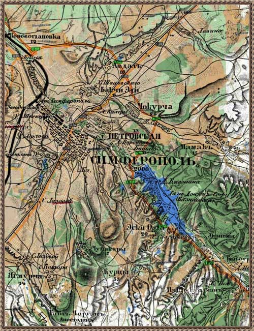 Карта Симферополь 
