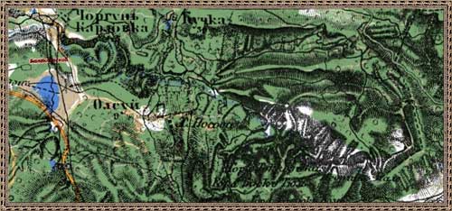 Карта Долина реки Черной 